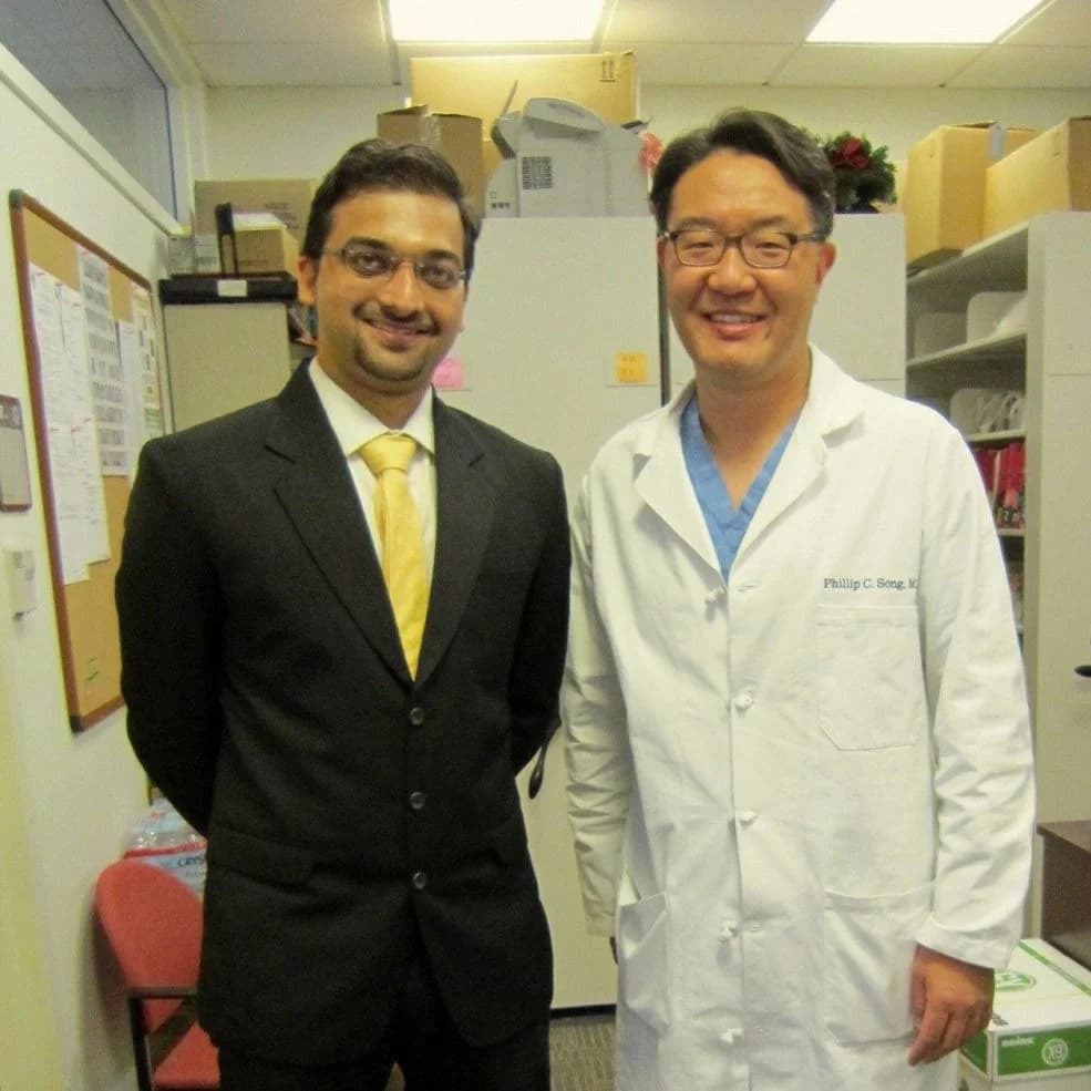 With Prof. Song, MEEI, Harvard, Boston