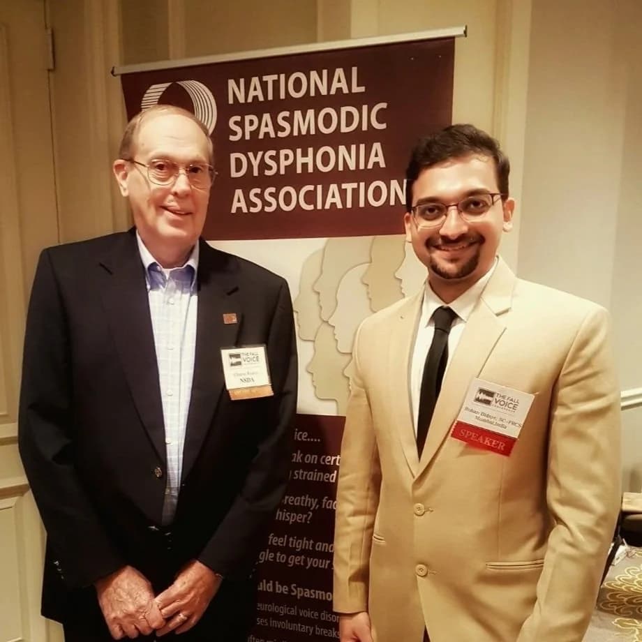 Award: National Spasmodic Dysphonia Association, USA