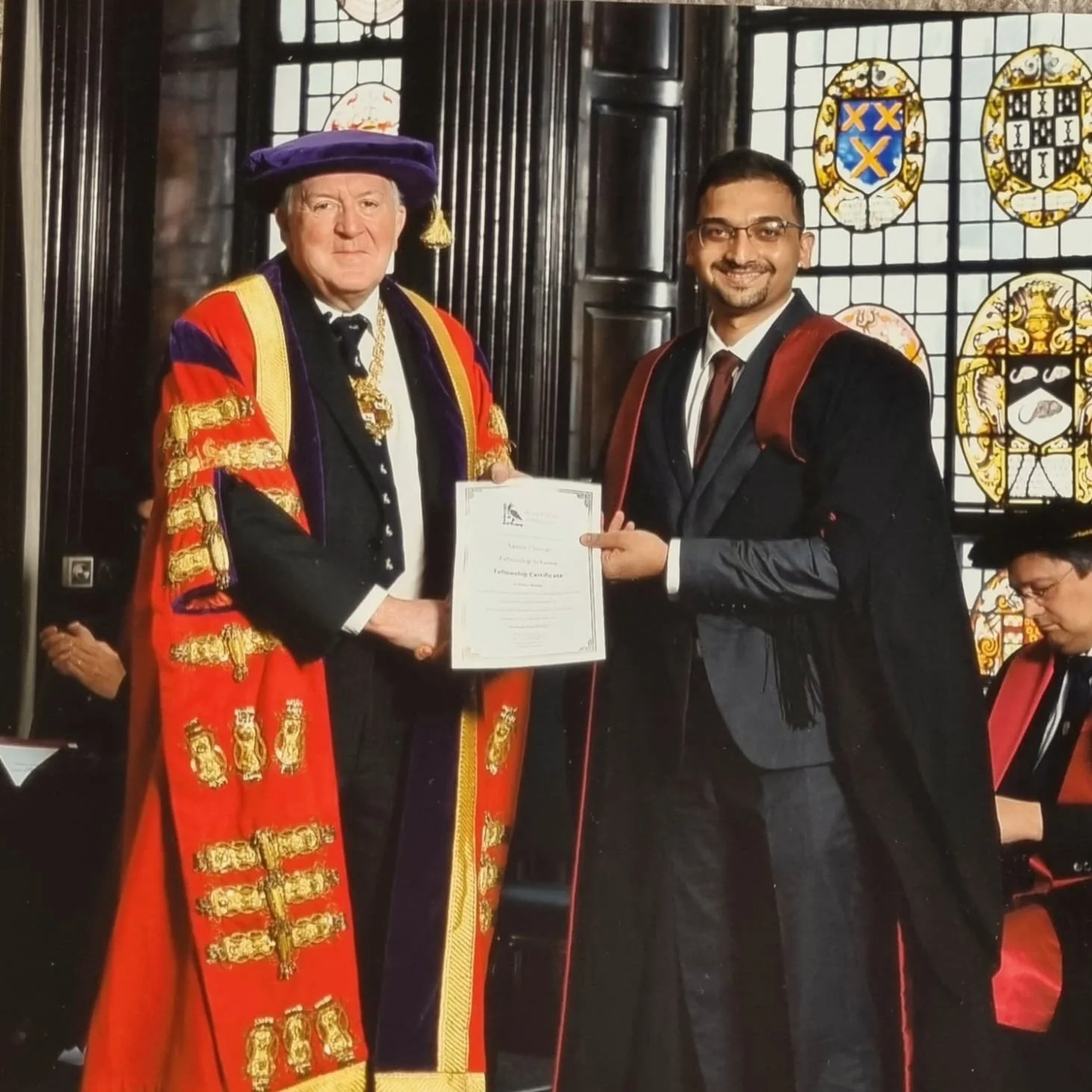 FRCS ceremony, Royal College of Surgeons, London